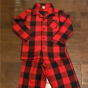 Kids Bufalo Plaid PJ Set